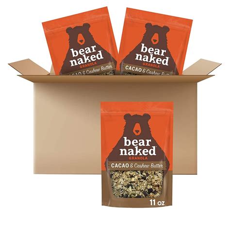 Bear Naked Cacao Cashew Butter Granola Oz Pack Only Bag At Amazon
