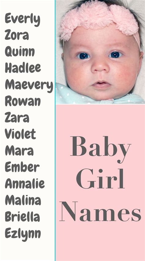 Beautiful And Unique Girl Names — Good Life Of A Housewife Rare Baby