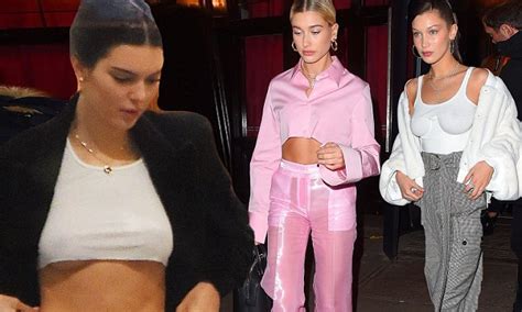 Kendall Jenner Flashes Her Midriff And Underboob In NYC Daily Mail Online
