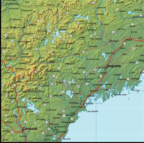 Maine Map Explore The Best Of Maine