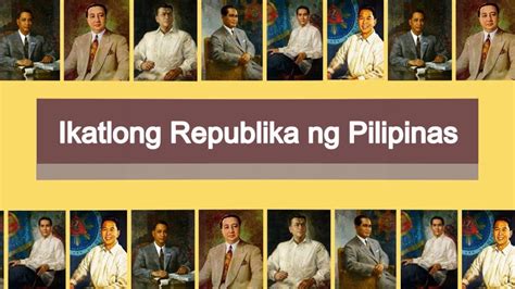 Mga Pangulo Ng Ikatlong Republika Ng Pilipinas Part Ii Youtube