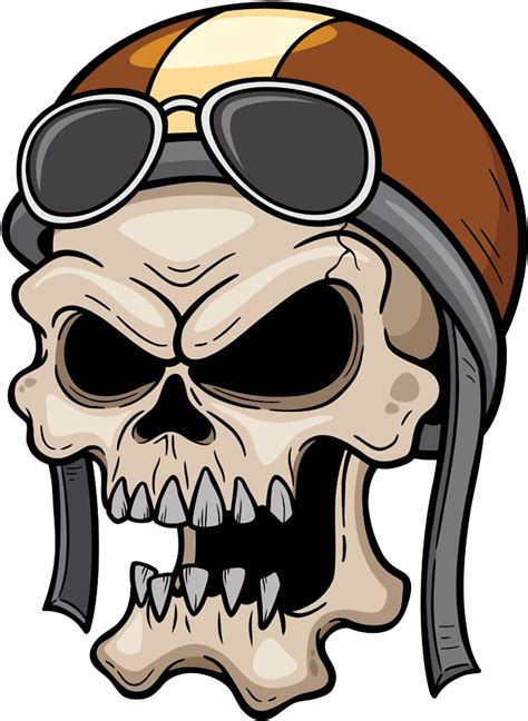 Download Head Cranial Skeleton Skull With Hat Clipart Harley Davidson