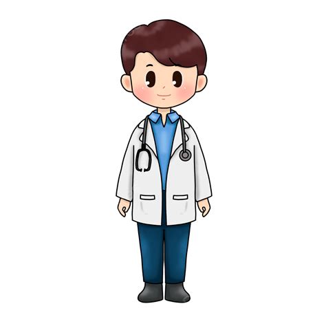 Chibi Doctor Png Image Cute Chibi Male Doctor Cartoon Male Character
