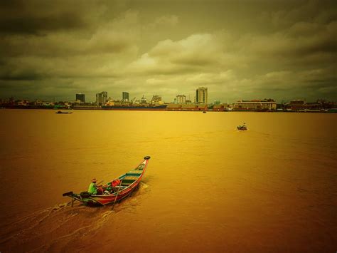Sampan In Dala River Of Yangon Smithsonian Photo Contest