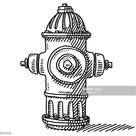 Fire Hydrant Drawing Stock Illustration Getty Images