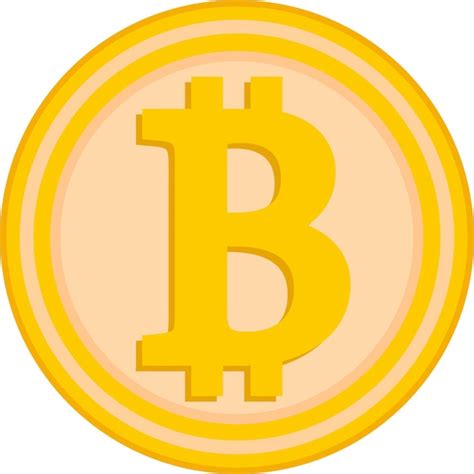 El Icono De Bitcoin Símbolo De Pago El Logo De La Criptomoneda Un