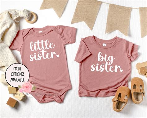 Big Sister Shirt Little Sister Shirt Sister T Shirt Big Sis Etsy