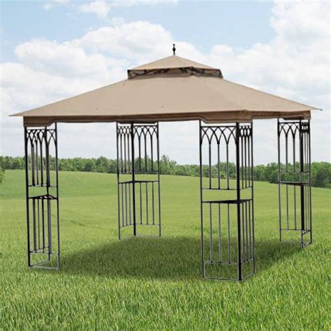 Steel Frame Gazebo Replacement Canopy Top Cover Riplock