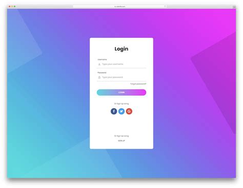Best Free HTML And CSS Login Forms Colorlib