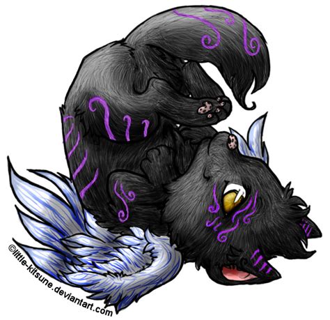 Winged Wolf Pup Colored By Xxheartsxandxrosesxx On