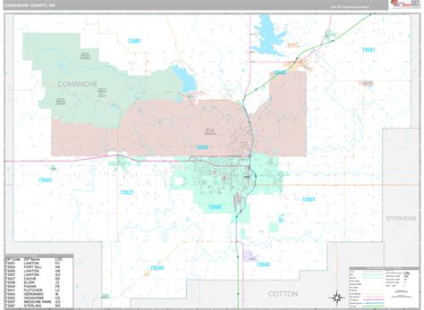 Comanche County Ok Maps