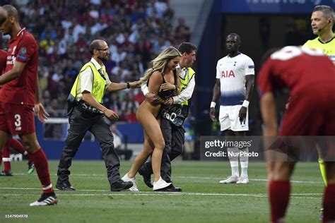 women streaker kinsey wolanski during the 2019 uefa champions league news photo getty images