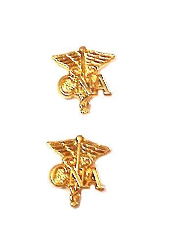 Cna Caduceus Lapel Pin Set Of 2 Cap Tacs Certified Nurses Aide Assistant New