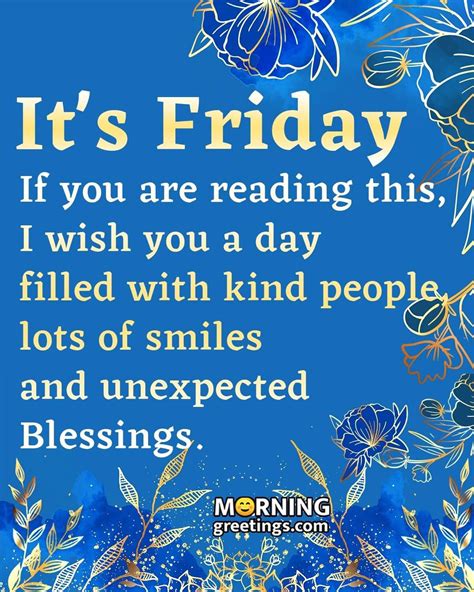 50 Fantastic Friday Quotes Wishes Pics Morning Greetings Morning