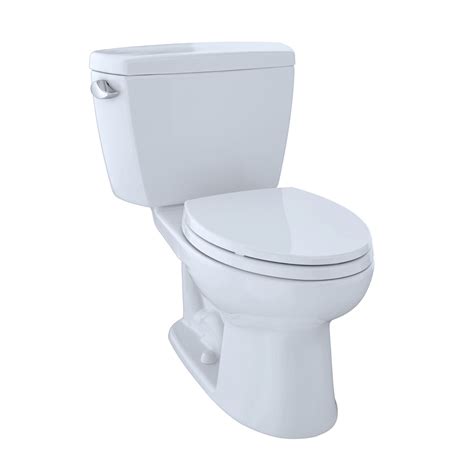 Toto Eco Drake Elongated Two Piece Toilet E Max Flushing System White