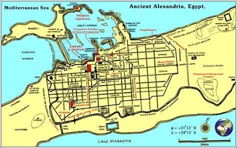Map Of Ancient Alexandria Dragonutopia