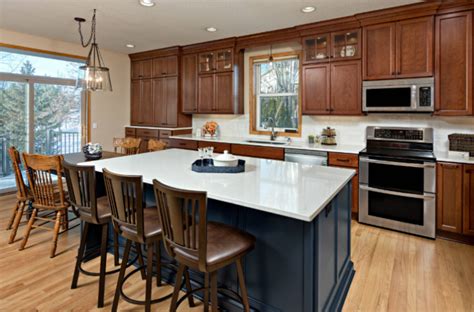 13 Ways To Modernize Cherry Cabinets For Less Cherry Cabinets Kitchen