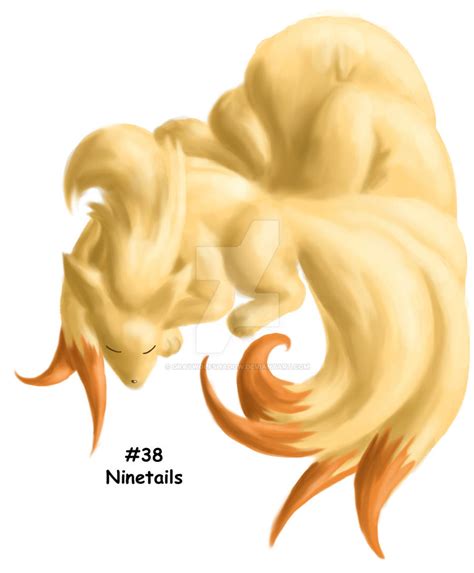 ninetails by graywolfshadow on deviantart