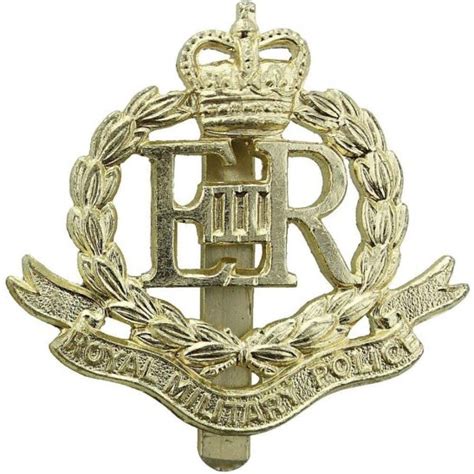 Royal Military Police Corps Rmp Staybrite Anodised Cap Badge Staybright