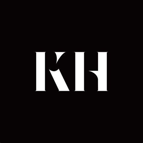 Kh Logo Letter Initial Logo Designs Template 2767802 Vector Art At Vecteezy