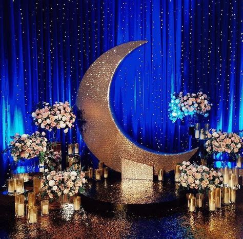 Thanks for all the instagram love on this and the forest accent wall in this bedroom. 16 Starry Night Theme Wedding Inspirations | Starry night ...