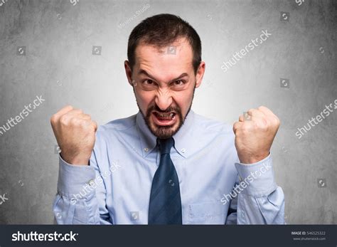 Angry Businessman Portrait Stock Photo 546525322 Shutterstock