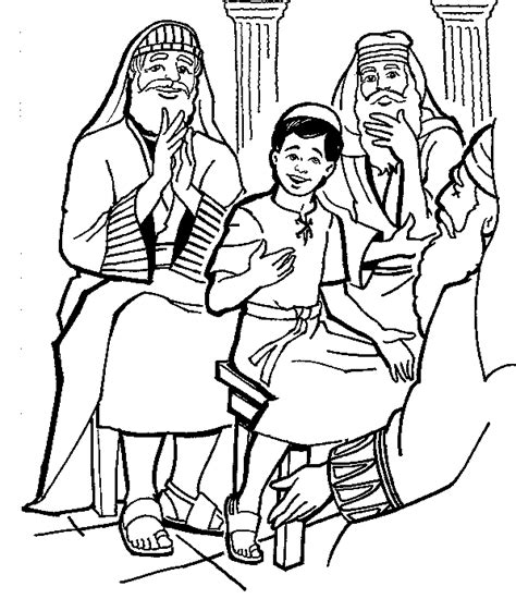El Niño Jesus En El Templo Para Niños Actividad Del Niño