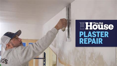 How To Repair Cracked Plaster This Old House Youtube