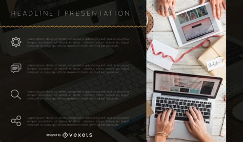Presentation Main Points Slide Template Vector Download