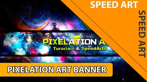 Pixelation Art 1 Speed Art Photoshop Youtube
