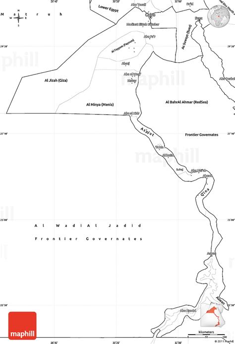 28 Blank Map Of Egypt Maps Database Source