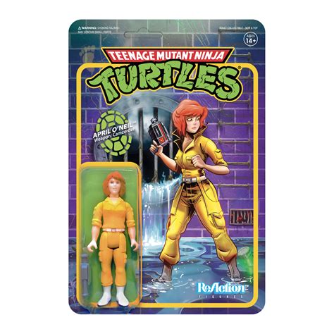 Teenage Mutant Ninja Turtles Reaction Figure Wave 2 April Oneil Super7