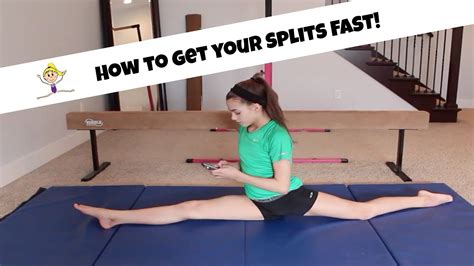 How To Get Your Splits Fast How To Do Splits Splits Gymnastics Workout