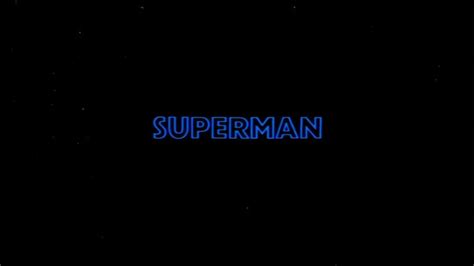 Superman 1978 — Art Of The Title