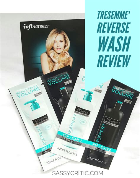 Tresemme Expert Selection Reverse Wash System Review Sassy Critic