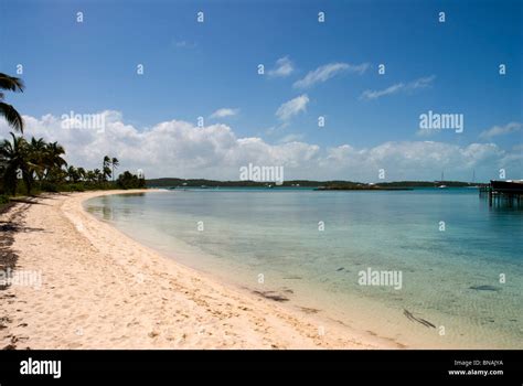 Tahiti Beach Hope Town Abaco Bahamas Stock Photo Alamy