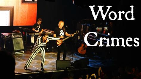 Weird Al Yankovic Live Word Crimes Amsterdam Nl 30 09 2015 8 Of 11