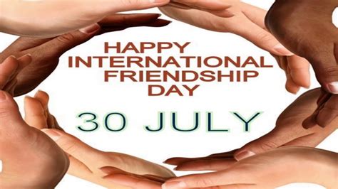 National friendship day is a day to remind your friends that they are valued and loved. INTERNATIONAL DAY OF FRIENDSHIP - 30 JULY 2020 - YouTube