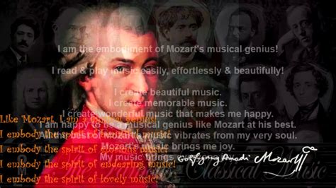 Like Mozart I Am A Musical Genius Subliminal Youtube