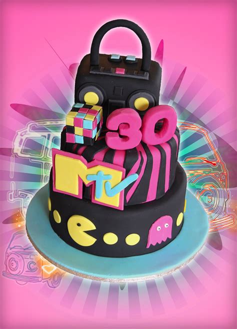 80s Theme Cake Tutorial 80s Birthday Parties 80s Theme Party 50th