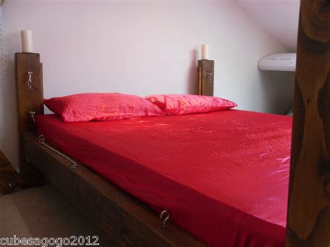 Sex Bondage Fetish Bed Frame Converts Into Everyday Bed