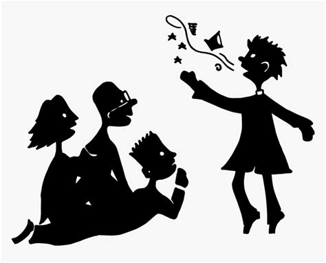 Story Telling Silhouette Png Transparent Png Transparent Png Image