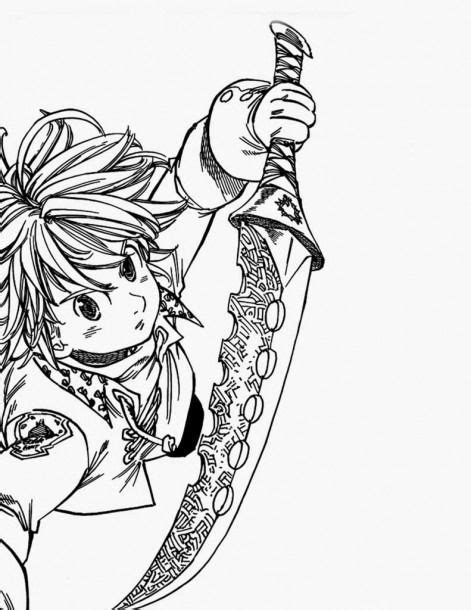 Meliodas Coloring Pages Free Printable Coloring Pages For Kids