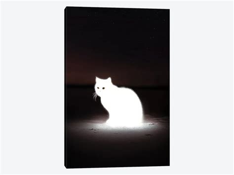 Glowing Cat Art Print By Enps Icanvas