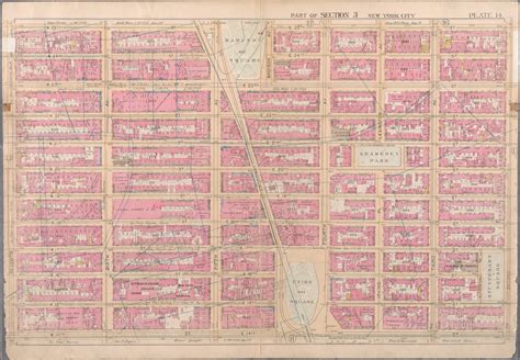 Plate 14 Union Square Area 1897 Old Street Map Reprint 1897
