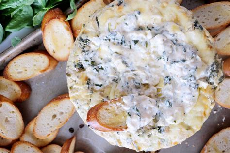 Hot Spinach Artichoke Dip With Fresh Spinach The Anthony Kitchen