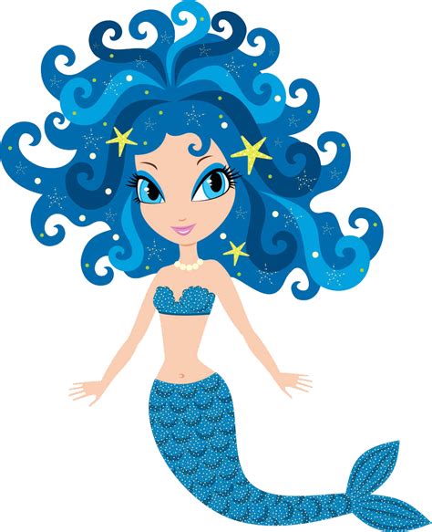 Cartoon Mermaid Clipart Full Size Clipart 5287677 Pinclipart