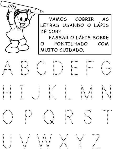 Alfabeto Pontilhado Atividade Para Imprimir