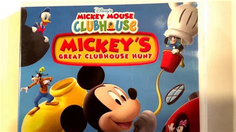 Mickey Mouse Clubhouse Walt Disney Mickeys Great Clubhouse Hunt