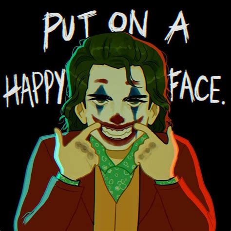 Put On A Happy Face Gotham Villains Comic Villains Joker Art